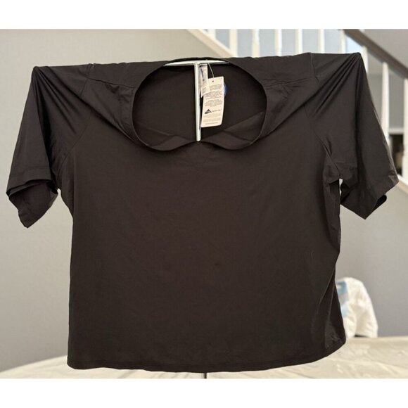SwimsuitsForAll Xtra Life Lycra Split-Neck Swim Top Women's Plus Sz 22/24 NWT - Picture 1 of 11